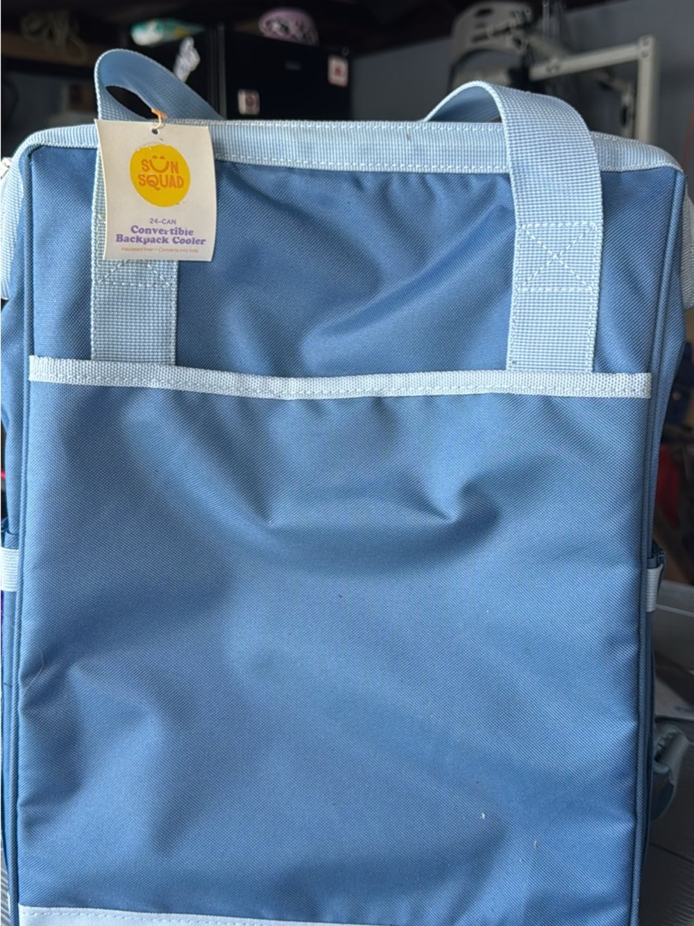 Light Blue Backpack Cooler